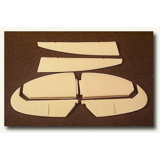 1/48 Spitfire Mk IX Late Style Control Surfaces for Hasegawa kit