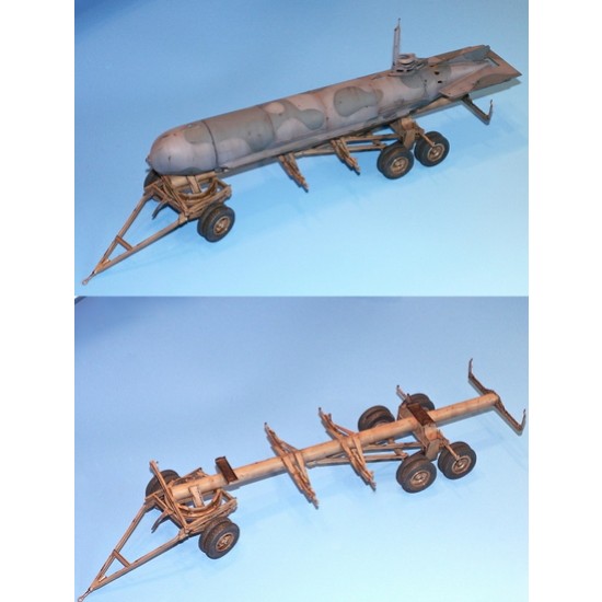1/35 Molch Midget-Submarine Transport Trailer