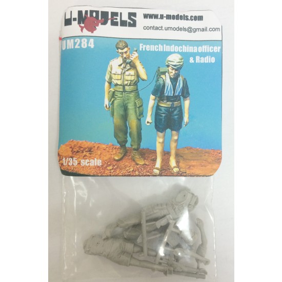 1/35 French Indochina Officer & Radio operator (2 figures)