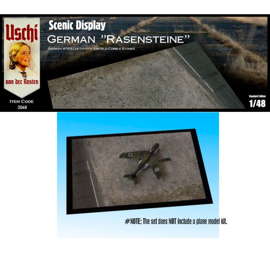 1/48 WWII German Rasensteine Luftwaffe Airfield Cobble Stones Display