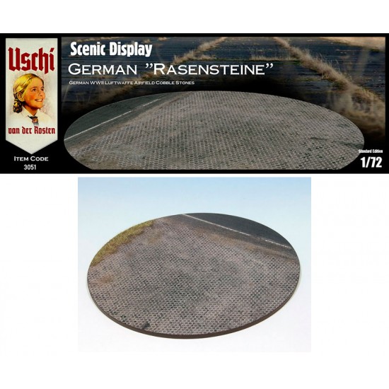 1/48 WWII German Rasensteine Luftwaffe Airfield Cobble Stones Display
