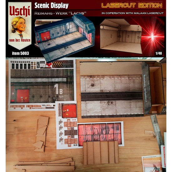 1/48 Reimahg Werk Lachs Diorama/Display kit (MDF superstructure & high quality prints)