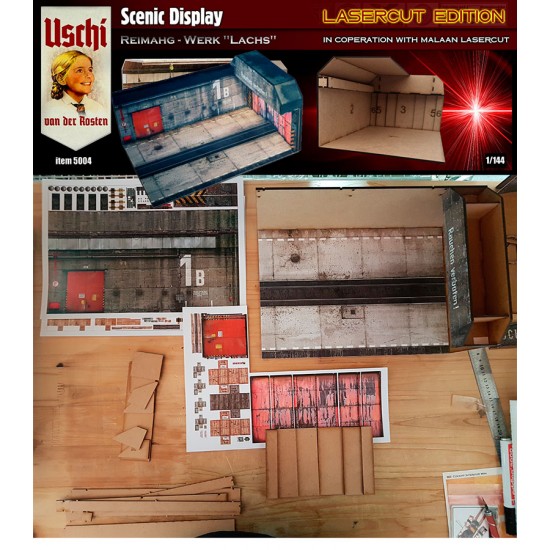 1/144 Reimahg Werk Lachs Diorama/Display kit (MDF superstructure & high quality prints)