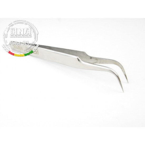 Stainless Steel Angled Tweezers