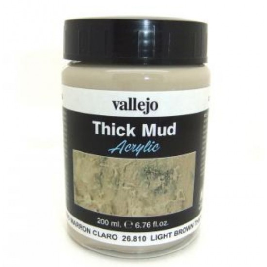 Weathering Effects - Light Brown Thick Mud 200ml