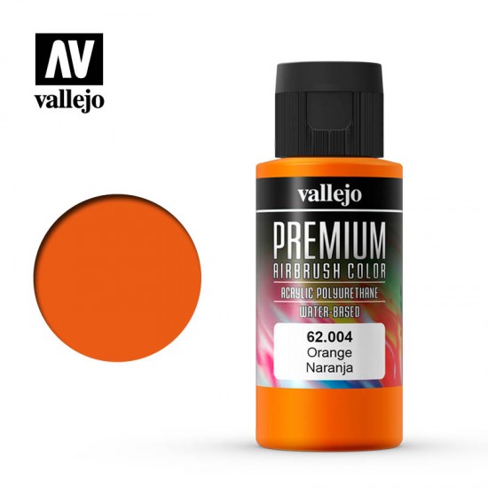 Acrylic Airbrush Paint - Premium Colour #Orange (60ml)