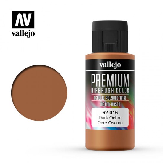 Acrylic Airbrush Paint - Premium Colour #Dark Ochre (60ml)