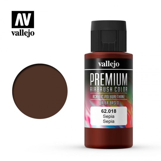 Acrylic Airbrush Paint - Premium Colour #Sepia (60ml)