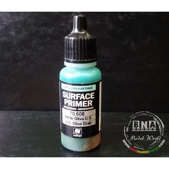 Acrylic Polyurethane - US Olive Drab Primer 17ml