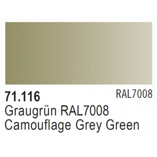 Model Air Acrylic Paint - Camouflage Gray-Green RAL7008 (17ml)