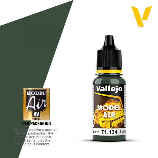Model Air Acrylic Paint - IJA Midori Green 17ml