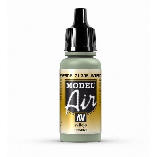 Model Air Acrylic Paint - Interior Grey Green 17ml