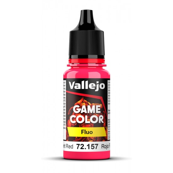 Acrylic Paint - Game Colour Fluo #Fluorescent Red (18 ml/0.6 fl oz)