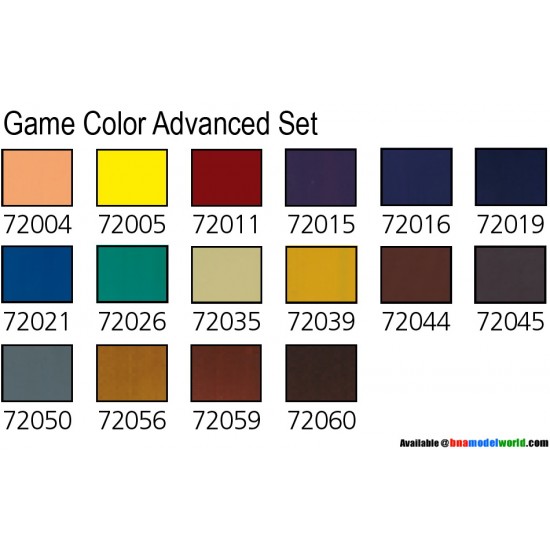 Game Colour Paint Set - Advanced Set (16 x 17ml)