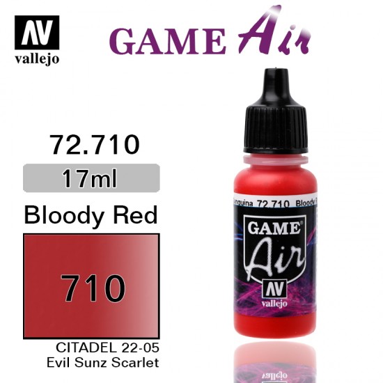 Vallejo Game Air Bloody Red Paint : Arts, Crafts & Sewing