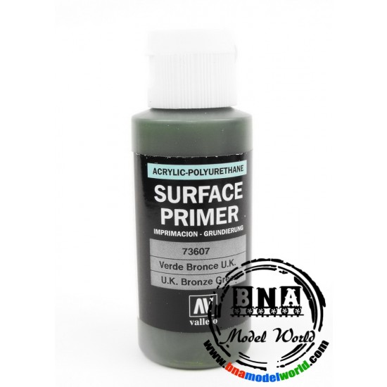 Vallejo Surface Primer - Earth Green (60ml)