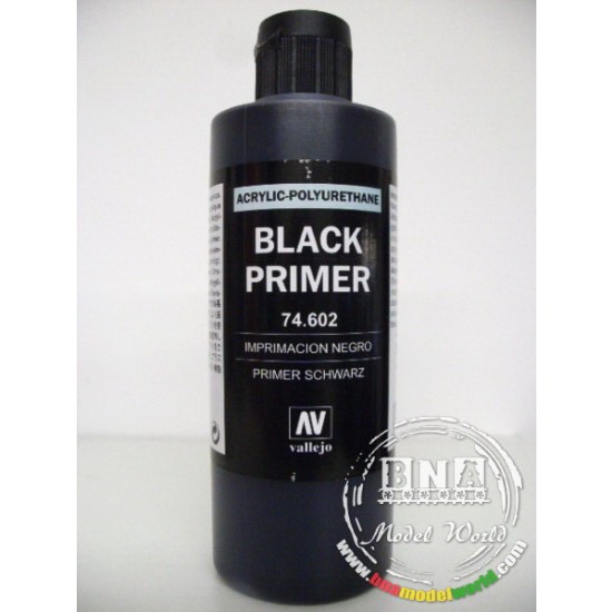 Vallejo Black Surface Primer 200ml