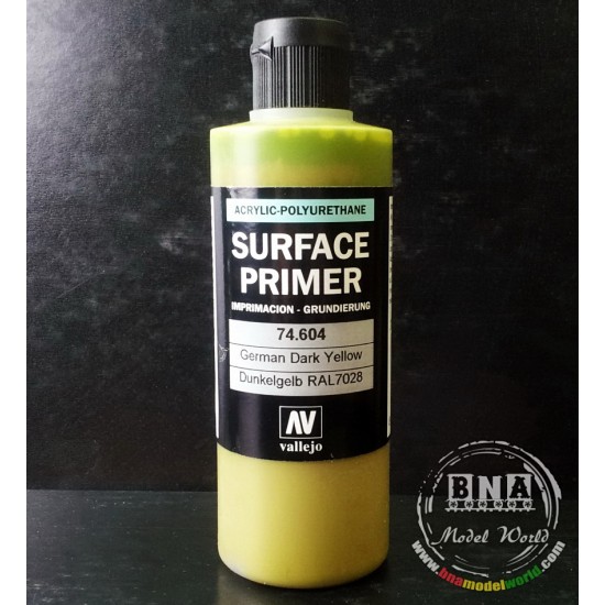 Vallejo Black Surface Primer 200ml