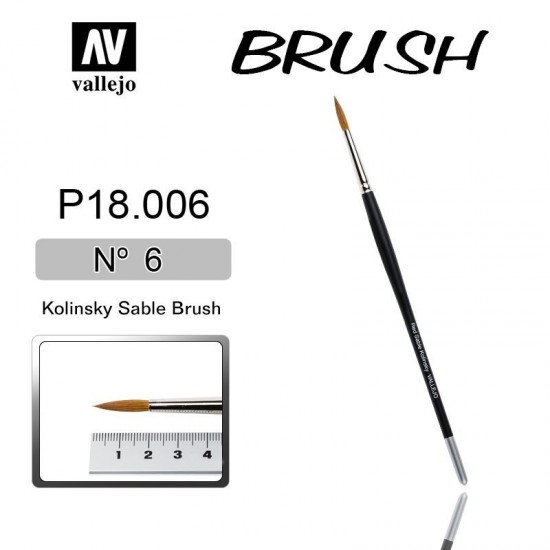 Kolinsky Sable Paint Brush No.6