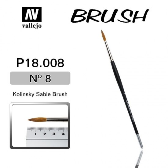 Kolinsky Sable Paint Brush No.8