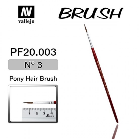 Pony Hair Brush No. 3