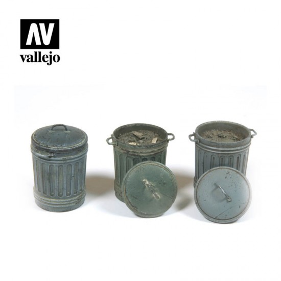 1/35 Garbage Bins #1 (3pcs)