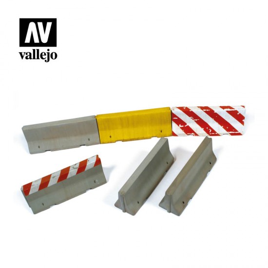 1/35 Concrete Barriers (4pcs)