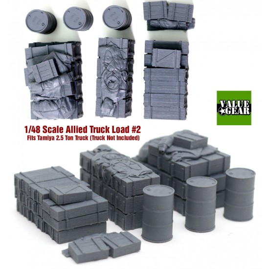 1/48 Allied 2.5 Ton Truck Load Stowage Set #2 for Tamiya kits