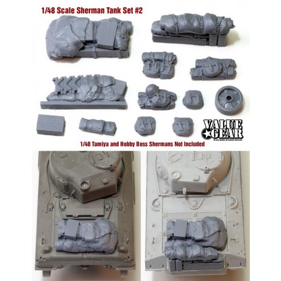 1/48 Allied Sherman Tank Stowage Set #2