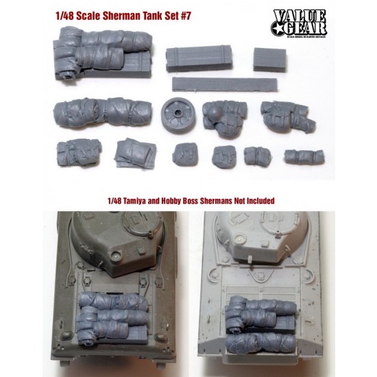 1/48 Allied Sherman Tank Stowage Set #7