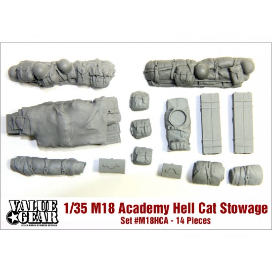 1/35 Allied Tank M18 Stowage Set for Academy Kits