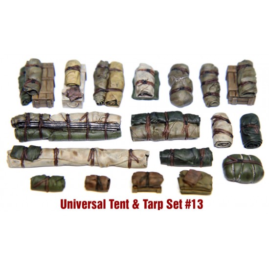 1/35 Universal Tents & Tarps Set #13 (18pcs)