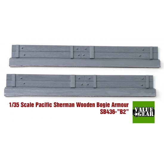 1/35 Sherman M4A3 Wood Panel Armour Bogies Set #B2