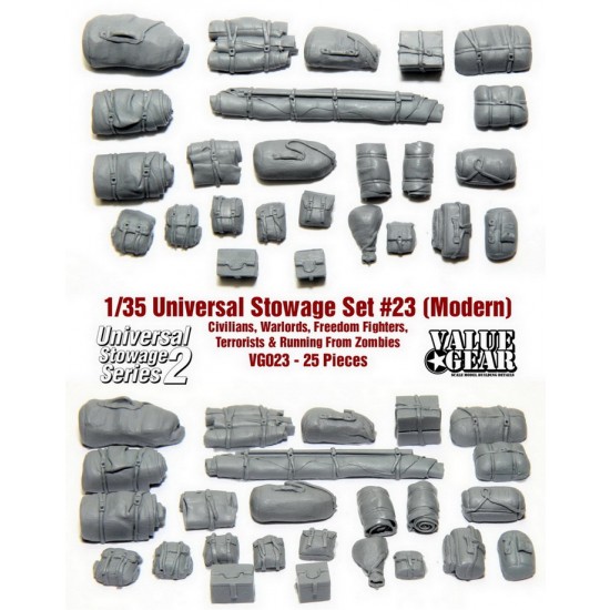 1/35 Modern Universal Series 2: Tents & Tarps #23 (25pcs)