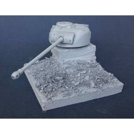 1/48 European Sherman Turret Bunker Base (70mm x 70mm)