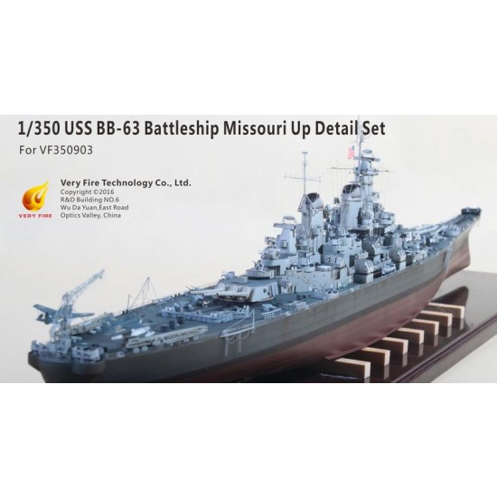1/350 USS BB-63 Battleship Missouri Detail Set for VF350903