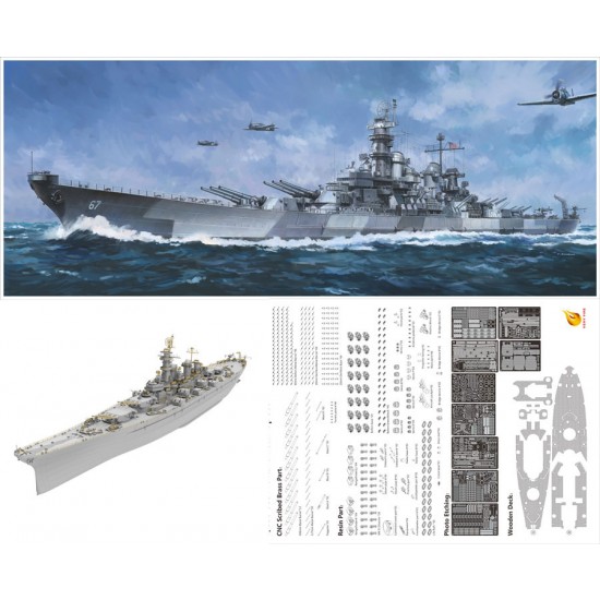 1/350 USS Montana BB-67 Battleship [Deluxe Edition]