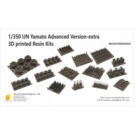 1/350 IJN Yamato Advanced Version Extra 3D-printed Resin kits 