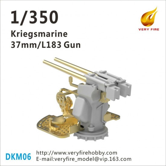 1/350 Kriegsmarine 37mm/L183 Gun (8 sets)