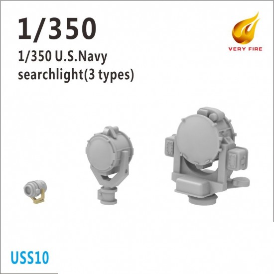 1/350 US Battleship Searchlight Set (12in x4, 24in x4, 36in x4)
