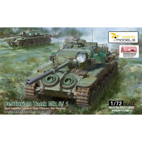1/72 Vietnam War Australian Centurion Tank Mk5/1 MBT [Deluxe Edition]