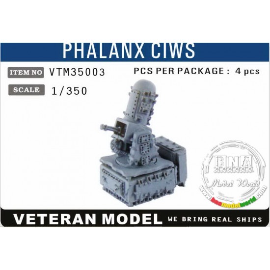 1/350 Modern US Phalanx CIWS x4pcs