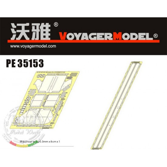 Photo-etched Fenders for 1/35 SU-85M/SU-100 for Dragon kit #6098/6075