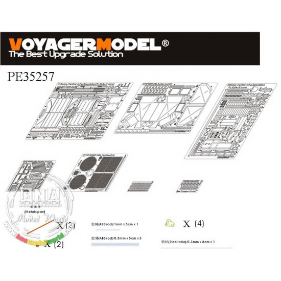 1/35 Berge-Panther mit aufgesetztem PzKpfw.IV Detail Set for Dragon kit #6340