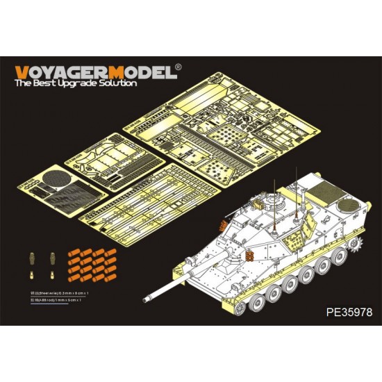 1/35 Modern US M8 Armoured Gun System (smoke discharger include) for Panda Hobby #PH35039