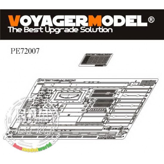 1/72 WWII Russian T-34/76 MOD.1941/1942 Detail Set for Dragon kit #7258/7259