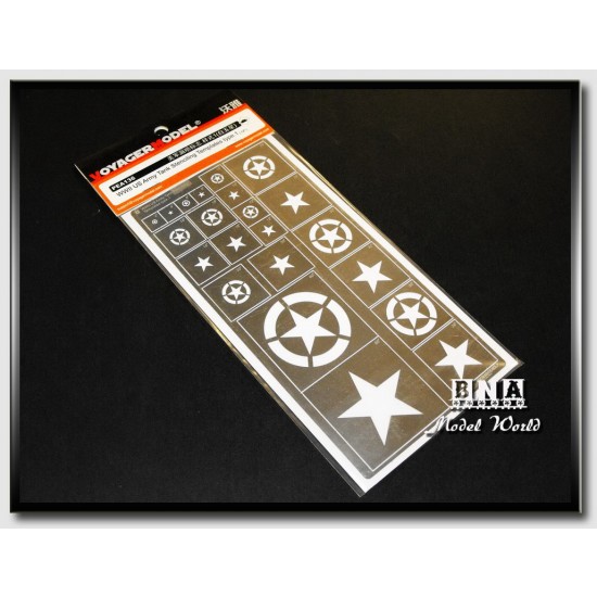 1/35 WWII US Army Tank Stenciling Templates Type 1