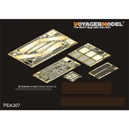 1/35 Modern US Army M1A2 Tusk II Stowage Bin/Baskets/CIP for Tamiya kit #35326