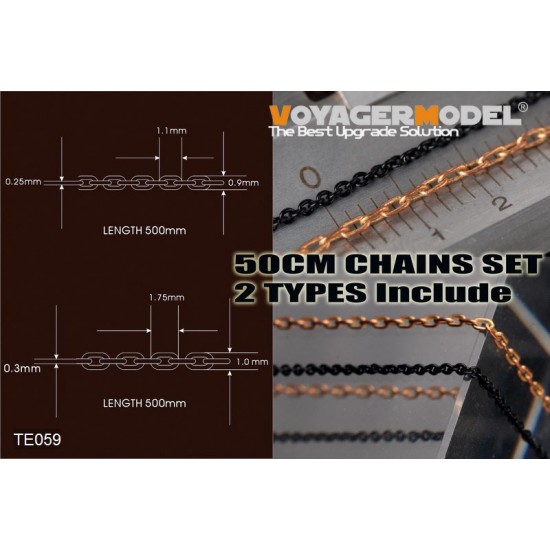 1/35 50cm Chains Detail-Up Set (two types)