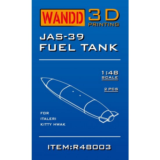 1/48 Saab JAS-39 Gripen Fuel Tank for Italeri / Kitty Hawk kits